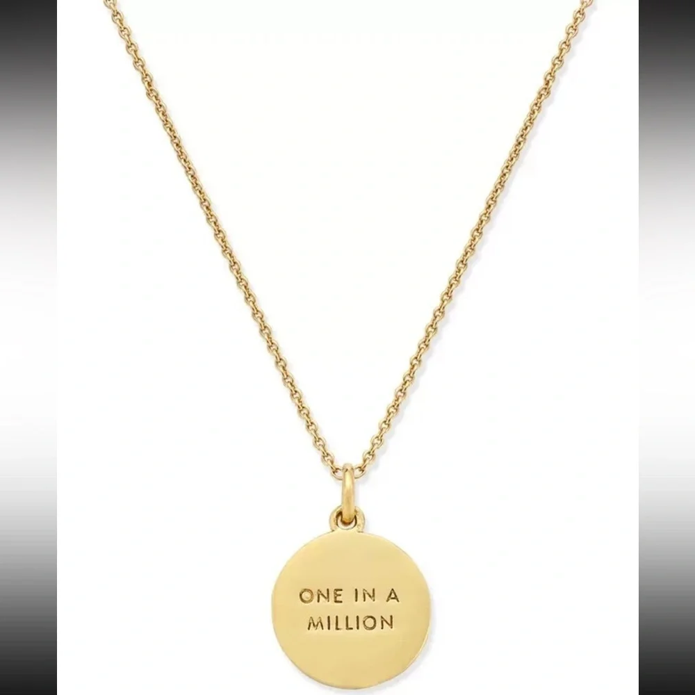 Kate Spade New York Initial Pendant Necklace N Gold